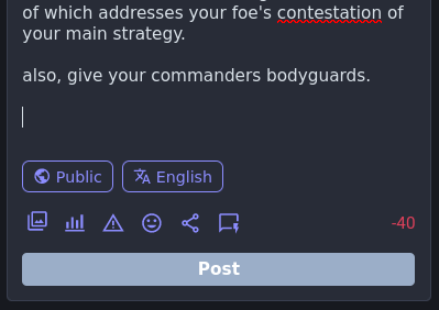 also, give your commanders bodyguards.