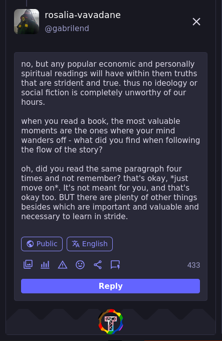 no, but any popular economic and personally spiritual readings will have within them truths that are strident and true. thus no ideology or social fiction is completely unworthy of our hours.  when you read a book, the most valuable moments are the ones where your mind wanders off - what did you find when following the flow of the story?  oh, did you read the same paragraph four times and not remember? that's okay, *just move on*. It's not meant for you, and that's okay too. BUT there are plenty of other things besides which are important and valuable and necessary to learn in stride.
